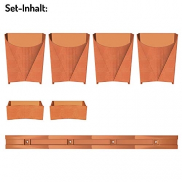 bluegreenshop.de Hängende Gärten/Grüne Wand: Vertical Garden Wall 4er Komplett-Set Bonus 2